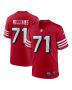 Men’s San Francisco 49ers Trent Williams Scarlet Alternate Game Jersey