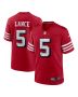 Men’s San Francisco 49ers Trey Lance Scarlet Alternate Game Jersey