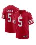 Men’s San Francisco 49ers Trey Lance Scarlet Game Player Jersey