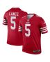 Men’s San Francisco 49ers Trey Lance Scarlet Team Legend Player Performance Top