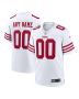 Men’s San Francisco 49ers White Game Custom Player Jersey