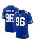 Men’s Seattle Seahawks Cortez Kennedy Royal Throwback Retired Player Game Jersey