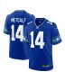 Men’s Seattle Seahawks DK Metcalf Royal Throwback Player Game Jersey