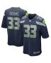 Men’s Seattle Seahawks Jamal Adams College Navy Game Player Jersey