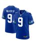 Men’s Seattle Seahawks Kenneth Walker III Royal Throwback Player Game Jersey
