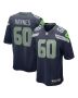 Men’s Seattle Seahawks Phil Haynes College Navy Game Jersey