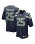 Men’s Seattle Seahawks Richard Sherman College Navy Retired Game Jersey