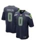 Men’s Seattle Seahawks Tyrel Dodson College Navy Game Jersey