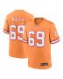 Men’s Tampa Bay Buccaneers Cody Mauch Orange Throwback Game Jersey