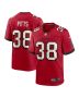 Men’s Tampa Bay Buccaneers Derrek Pitts Red Game Jersey