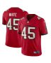 Men’s Tampa Bay Buccaneers Devin White Red Vapor Limited Jersey