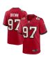 Men’s Tampa Bay Buccaneers Earnest Brown IV Red Game Jersey