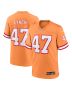 Men’s Tampa Bay Buccaneers John Lynch Orange Throwback Game Jersey