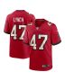 Men’s Tampa Bay Buccaneers John Lynch Red Retired Player Game Jersey