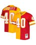 Men’s Tampa Bay Buccaneers Mike Alstott Mitchell & Ness Orange/Red 1996 Split Legacy Jersey