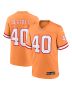 Men’s Tampa Bay Buccaneers Mike Alstott Orange Throwback Game Jersey