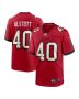 Men’s Tampa Bay Buccaneers Mike Alstott Red Retired Player Game Jersey