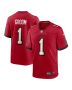 Men’s Tampa Bay Buccaneers Number 1 Groom Red Game Jersey