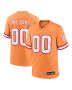 Men’s Tampa Bay Buccaneers Orange Custom Throwback Game Jersey