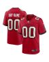 Men’s Tampa Bay Buccaneers Red Custom Game Jersey