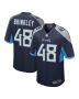Men’s Tennessee Titans Beau Brinkley Navy Game Jersey