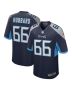 Men’s Tennessee Titans Chris Hubbard Navy Team Game Jersey