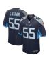 Men’s Tennessee Titans JC Latham Navy Player Game Jersey