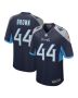 Men’s Tennessee Titans Mike Brown Navy Game Jersey