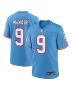 Men’s Tennessee Titans Steve McNair Light Blue Oilers Throwback Retired Player Game Jersey