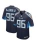 Men’s Tennessee Titans TK McLendon Jr. Navy Game Jersey
