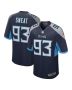 Men’s Tennessee Titans T’Vondre Sweat Navy Team Game Jersey