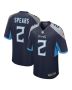 Men’s Tennessee Titans Tyjae Spears Navy Game Jersey