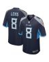 Men’s Tennessee Titans Will Levis Navy Game Jersey
