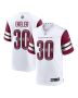 Men’s Washington Commanders Austin Ekeler White Game Jersey