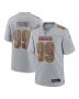 Men’s Washington Commanders Chase Young Gray Atmosphere Fashion Game Jersey
