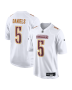 Men’s Washington Commanders Jayden Daniels Tundra White Fashion Jersey