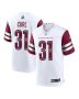 Men’s Washington Commanders Kamren Curl White Game Jersey