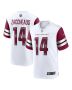 Men’s Washington Commanders Olamide Zaccheaus White Game Jersey
