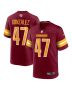 Men’s Washington Commanders Zane Gonzalez Burgundy Game Jersey