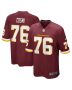 Men’s Washington Football Team Sam Cosmi Burgundy Game Jersey