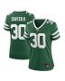 Michael Carter II 30 New York Jets Women’s Team Game Jersey – Legacy Green