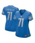 Michael Schofield 71 Detroit Lions Game Women Jersey – Blue