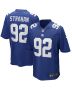 Michael Strahan 92 New York Giants Men Game Retired Jersey – Royal