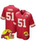 Mike Danna 51 Kansas City Chiefs Super Bowl LIX New Orleans Patch Game Men Jersey – Red
