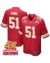Mike Danna 51 Kansas City Chiefs Super Bowl LVIII Champions 4X Game Men Jersey – Red