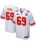 Mike Pennel 69 Kansas City Chiefs Super Bowl LVIII Patch Game Men Jersey – White