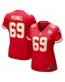 Mike Pennel 69 Kansas City Chiefs Women’s Game Jersey – Red