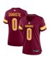 Mike Sainristil 0 Washington Commanders Women’s Game Jersey – Burgundy