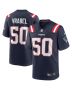 Mike Vrabel 50 New England Patriots Game Retired Player Men Jersey – Navy