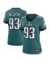 Milton Williams 93 Philadelphia Eagles Women’s Team Game Jersey – Midnight Green